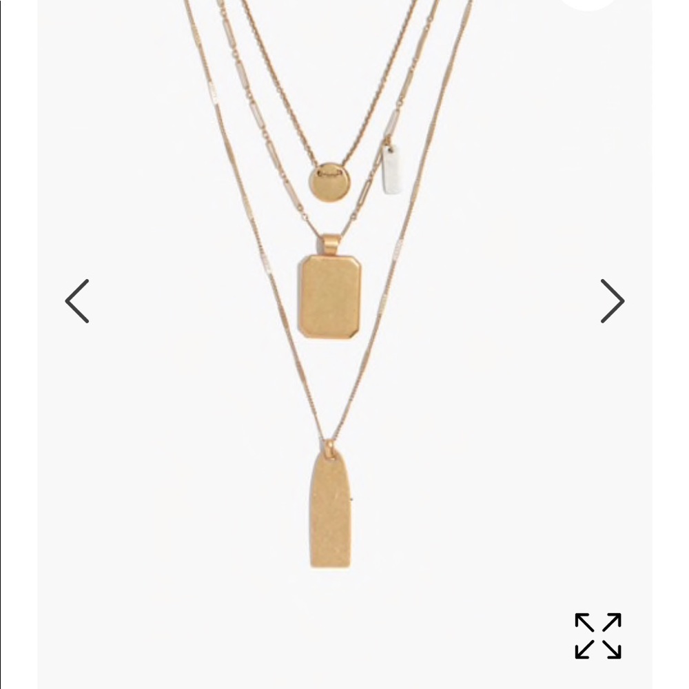 Madewell treasure pendant necklace set
